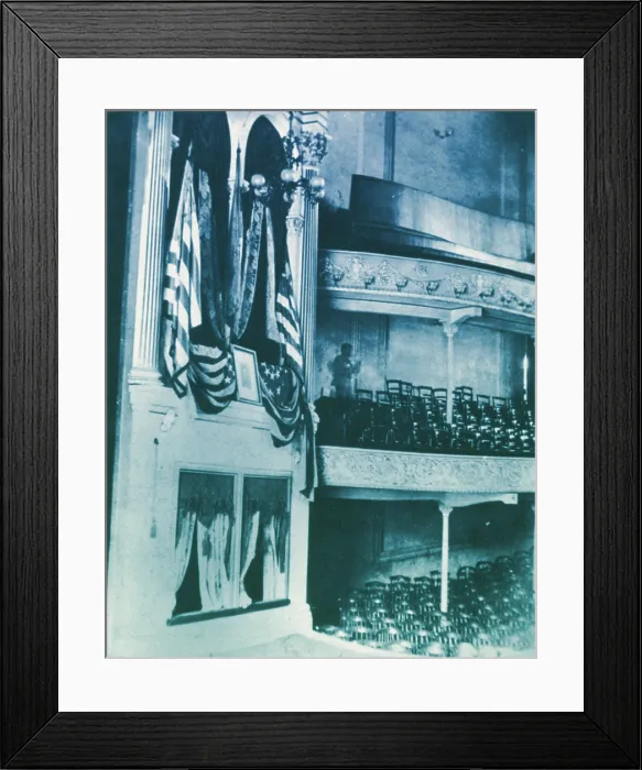 Framed Print : Ford's Theater, Lincoln Assassination Framed Print : Ford's Theater, Lincoln Assassination
