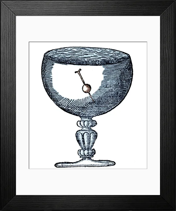 Framed Print : William Gilbert, Magnetic Dip Experiment, 1600 Framed Print : William Gilbert, Magnetic Dip Experiment, 1600