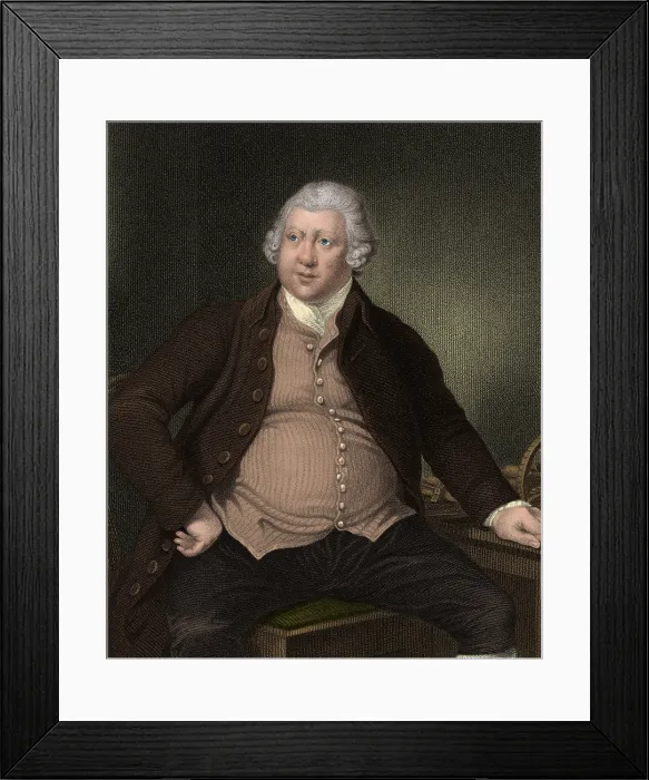 Framed Print : Richard Arkwright, English Industrialist Framed Print : Richard Arkwright, English Industrialist