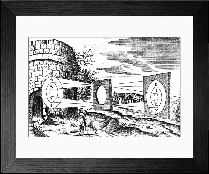 Framed Print : Properties of Light, 1685 Framed Print : Properties of Light, 1685