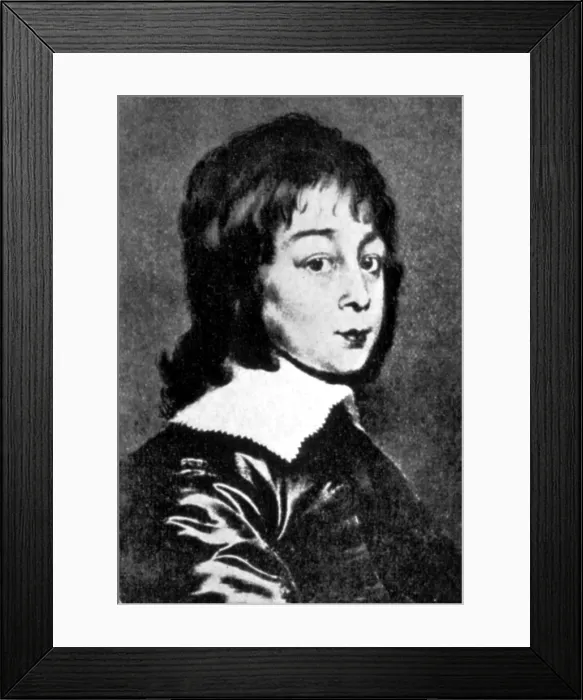 Framed Print : Young Christiaan Huygens, 1840 Framed Print : Young Christiaan Huygens, 1840
