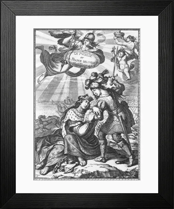 Framed Print : Joan of Arc, French National Heroine Framed Print : Joan of Arc, French National Heroine