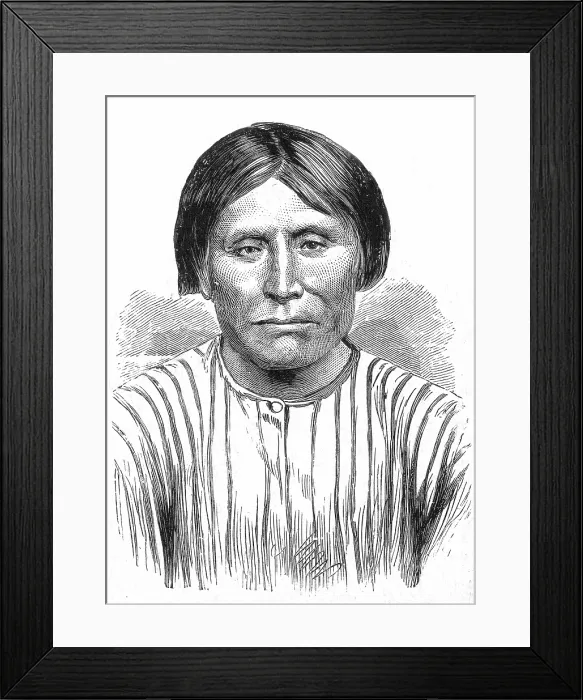 Framed Print : Kintpuash, Modoc Indian Chief Framed Print : Kintpuash, Modoc Indian Chief