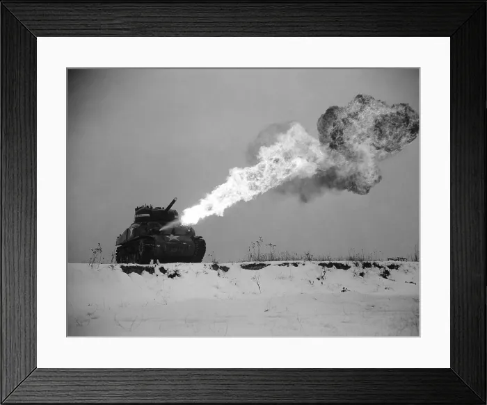 Framed Print : Flame-Throwing Tank Framed Print : Flame-Throwing Tank