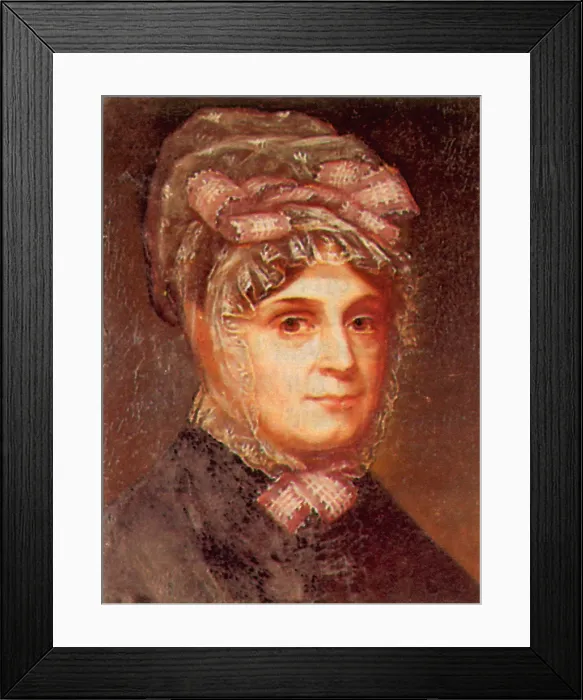 Framed Print : Anna Harrison, First Lady