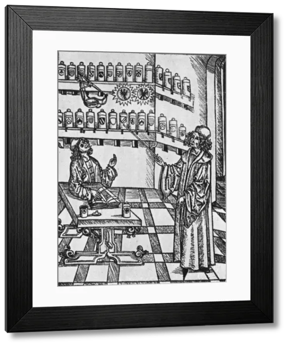 Framed Print : Medieval Italian Pharmacy