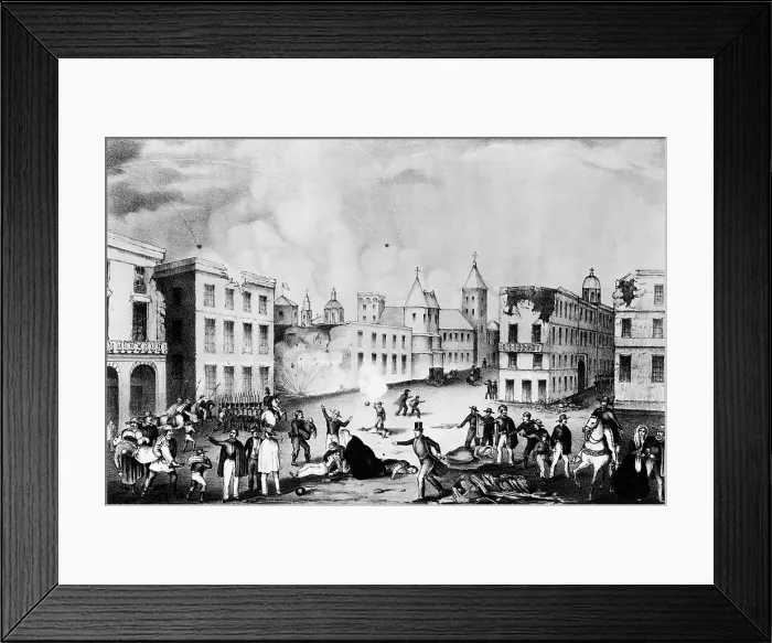 Framed Print : Mexican-American War, Battle of Veracruz Framed Print : Mexican-American War, Battle of Veracruz