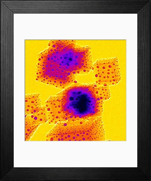 Framed Print : Magnesium Oxide Dice, 3D, STEM Framed Print : Magnesium Oxide Dice, 3D, STEM