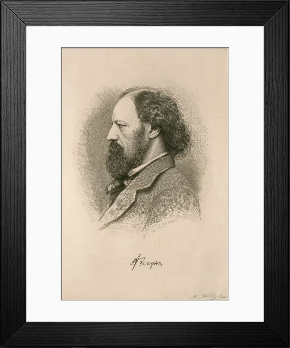 Framed Print : Alfred, Lord Tennyson, English Poet Laureate Framed Print : Alfred, Lord Tennyson, English Poet Laureate
