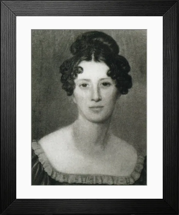 Framed Print : Mary Ann Mantell, English Geologist Framed Print : Mary Ann Mantell, English Geologist