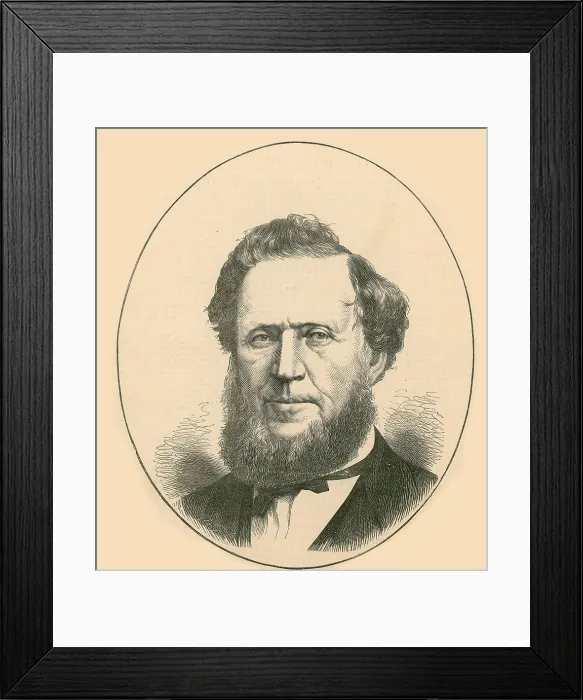 Framed Print : Brigham Young, American Religious Leader Framed Print : Brigham Young, American Religious Leader