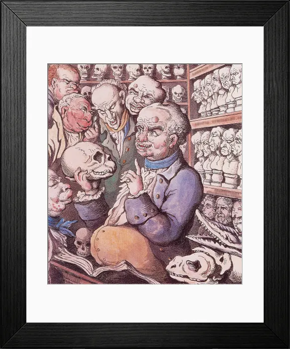 Framed Print : Franz Josef Gall, German Phrenologist