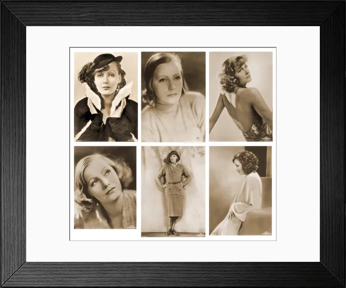 Framed Print : The Many Faces of Greta Garbo, Hollywood Icon Framed Print : The Many Faces of Greta Garbo, Hollywood Icon