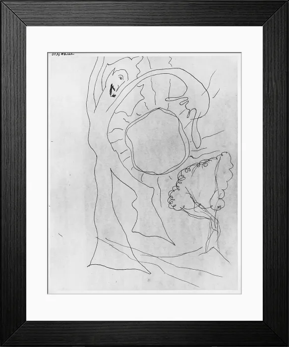 Framed Print : LSD. Drawing done under the influence of lysergic acid diethylamide (LSD) Framed Print : LSD. Drawing done under the influence of lysergic acid diethylamide (LSD)