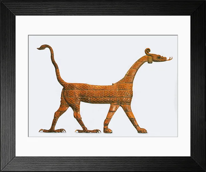 Framed Print : Babylonian Dragon Framed Print : Babylonian Dragon