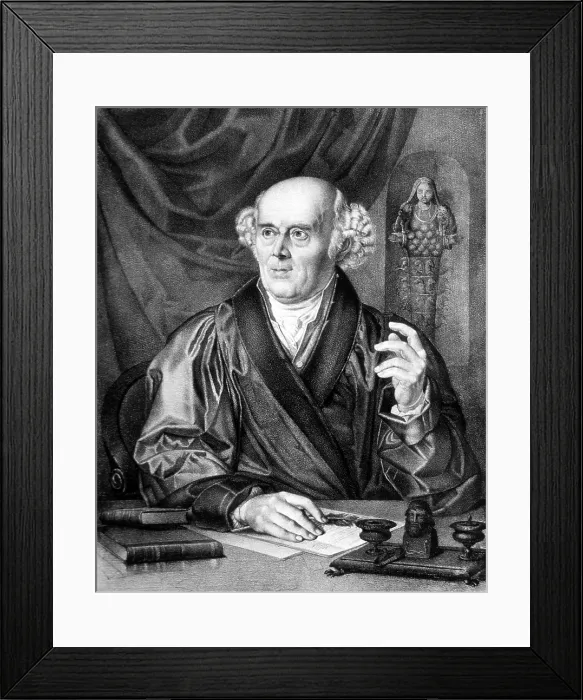 Framed Print : Samuel Hahnemann, German Physician, Father of Homeopathy Framed Print : Samuel Hahnemann, German Physician, Father of Homeopathy
