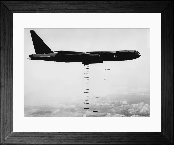 Framed Print : Vietnam War, B-52 Bomber, 1960s