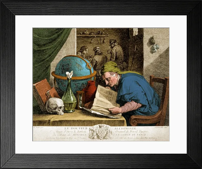 Framed Print : Alchemist, 17th Century Framed Print : Alchemist, 17th Century