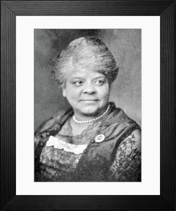 Framed Print : Ida B. Wells, American Journalist Framed Print : Ida B. Wells, American Journalist