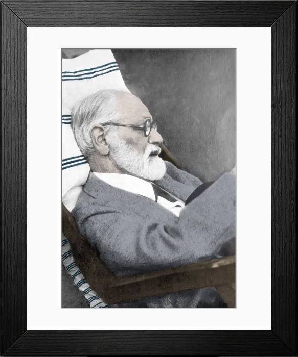 Framed Print : Sigmund Freud, Father of Psychoanalysis