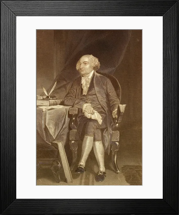 Framed Print : John Adams, 2nd American President Framed Print : John Adams, 2nd American President