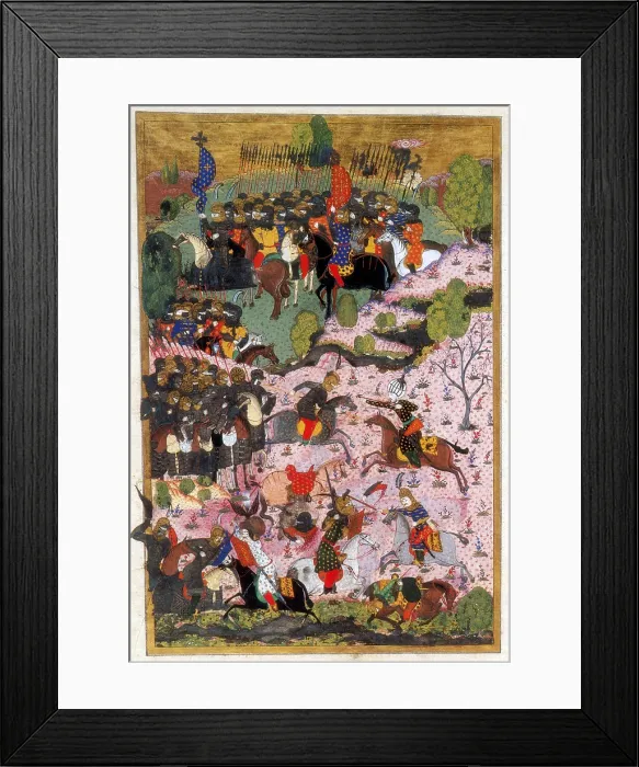 Framed Print : Ottoman-Hungarian Wars, Battle of Mohacs, 1526 Framed Print : Ottoman-Hungarian Wars, Battle of Mohacs, 1526