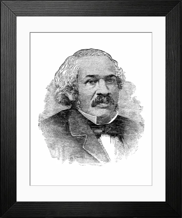 Framed Print : James McCune Smith, American Physician and Author Framed Print : James McCune Smith, American Physician and Author