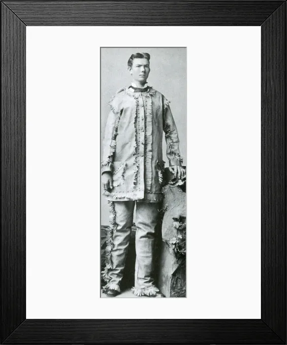 Framed Print : Jack Shields, Texas Giant