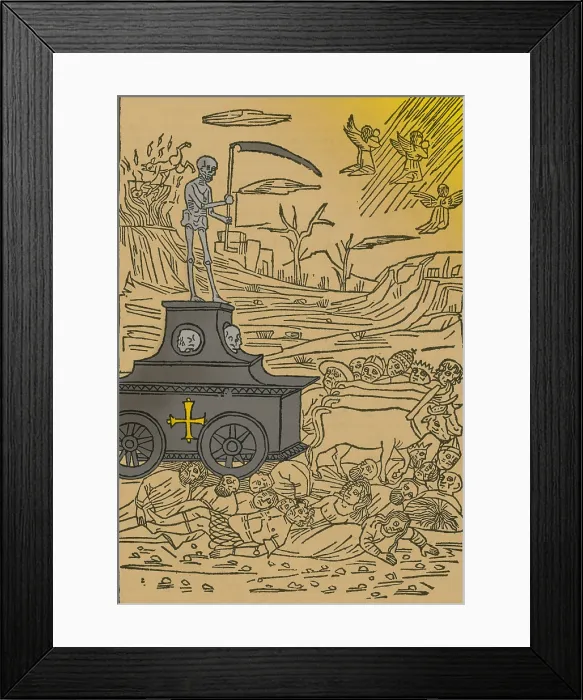 Framed Print : Death, 1493 Framed Print : Death, 1493