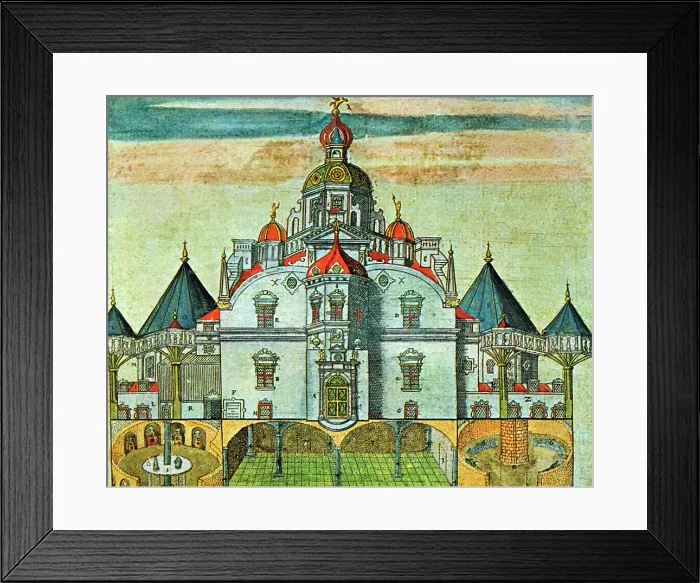 Framed Print : Tycho Brahe, Uraniborg Observatory Framed Print : Tycho Brahe, Uraniborg Observatory