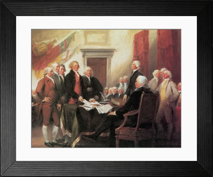 Framed Print : Signing of the Declaration of Independence Framed Print : Signing of the Declaration of Independence