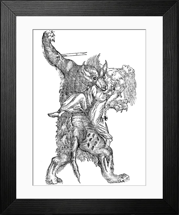Framed Print : Werewolf, Legendary Creature Framed Print : Werewolf, Legendary Creature