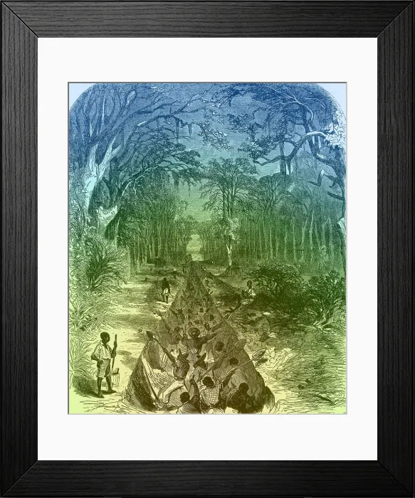 Framed Print : Grant's Canal, 1862