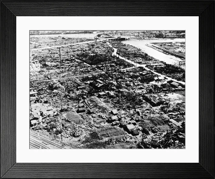 Framed Print : WWII, Hiroshima, Aftermath of Atomic Bomb, 1945 Framed Print : WWII, Hiroshima, Aftermath of Atomic Bomb, 1945
