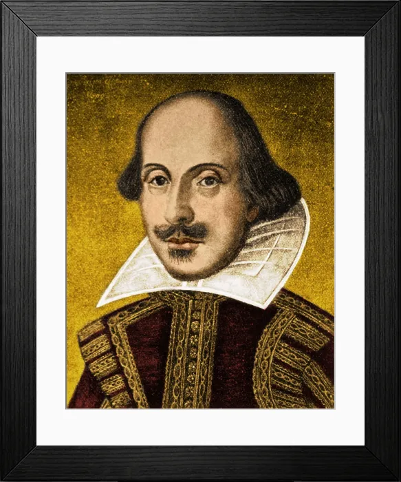 Framed Print : William Shakespeare, English Poet and Playwright Framed Print : William Shakespeare, English Poet and Playwright