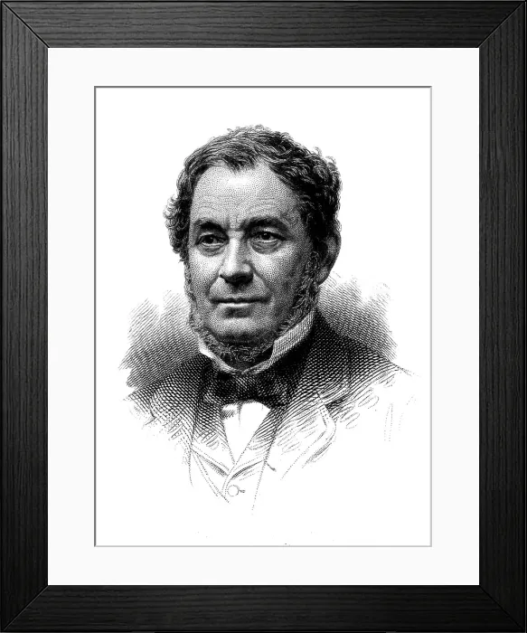 Framed Print : Robert Bunsen, German Chemist Framed Print : Robert Bunsen, German Chemist