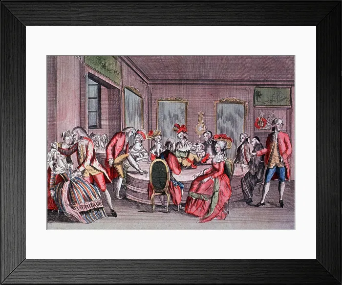 Framed Print : Animal Magnetism, Mesmerism, 18th Century Framed Print : Animal Magnetism, Mesmerism, 18th Century
