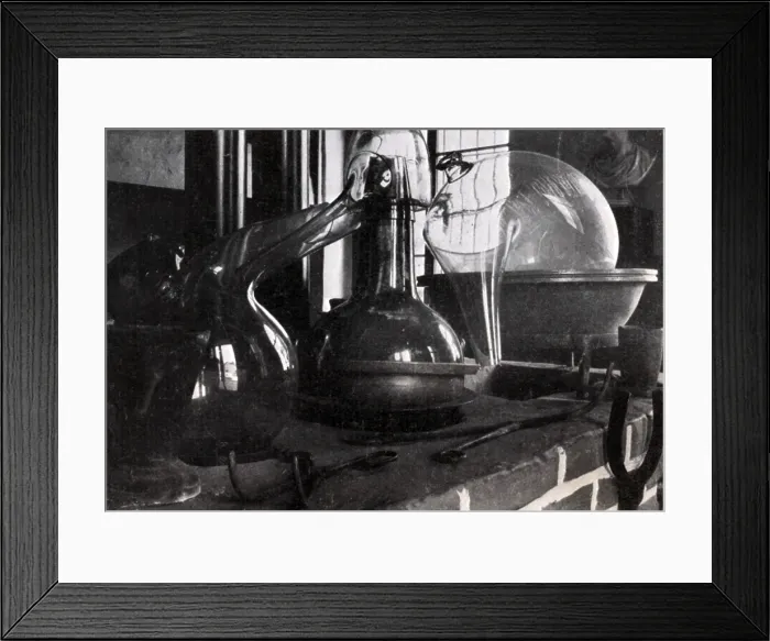 Framed Print : Justus von Liebig, Lab Equipment Framed Print : Justus von Liebig, Lab Equipment