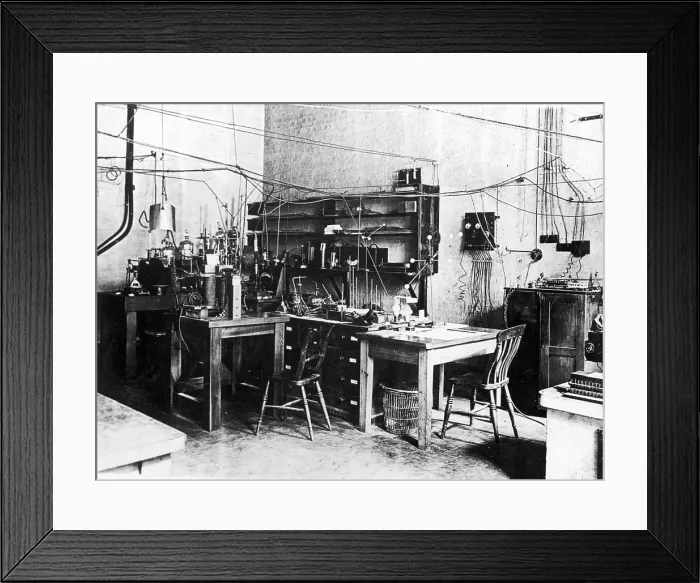 Framed Print : Ernest Rutherford's Laboratory Framed Print : Ernest Rutherford's Laboratory