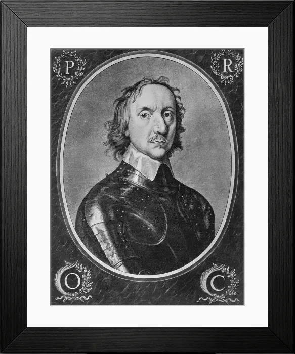 Framed Print : Oliver Cromwell, English Political Leader Framed Print : Oliver Cromwell, English Political Leader
