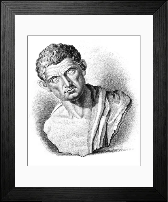 Framed Print : Aristotle, Ancient Greek Philosopher and Polymath