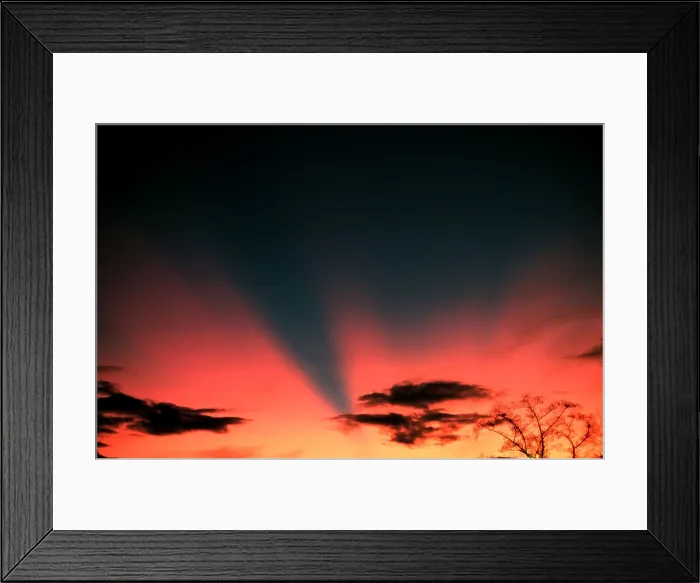 Framed Print : Shadow Bands Framed Print : Shadow Bands