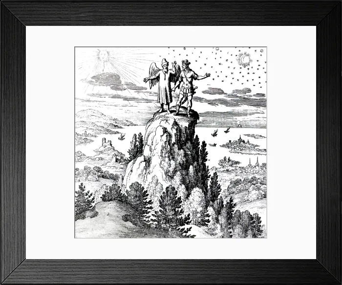 Framed Print : Microcosm, Macrocosm, 17th Century Framed Print : Microcosm, Macrocosm, 17th Century