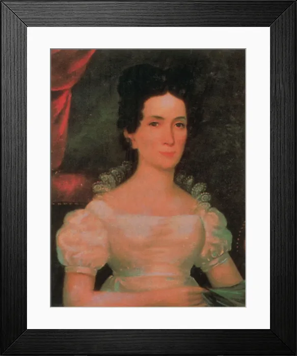 Framed Print : Letitia Tyler, First Lady Framed Print : Letitia Tyler, First Lady