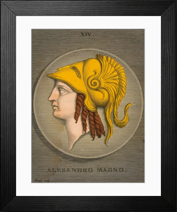 Framed Print : Alexander the Great, Greek King of Macedon Framed Print : Alexander the Great, Greek King of Macedon