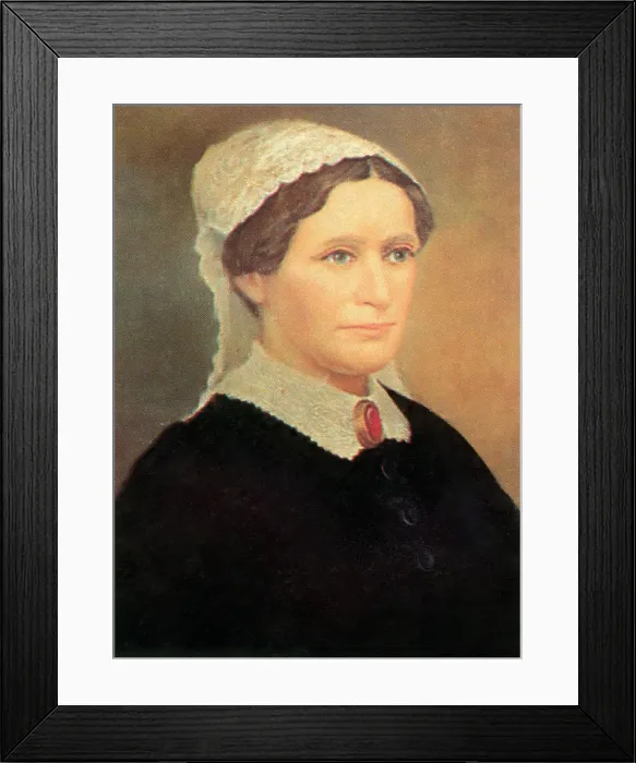 Framed Print : Eliza Johnson, First Lady Framed Print : Eliza Johnson, First Lady
