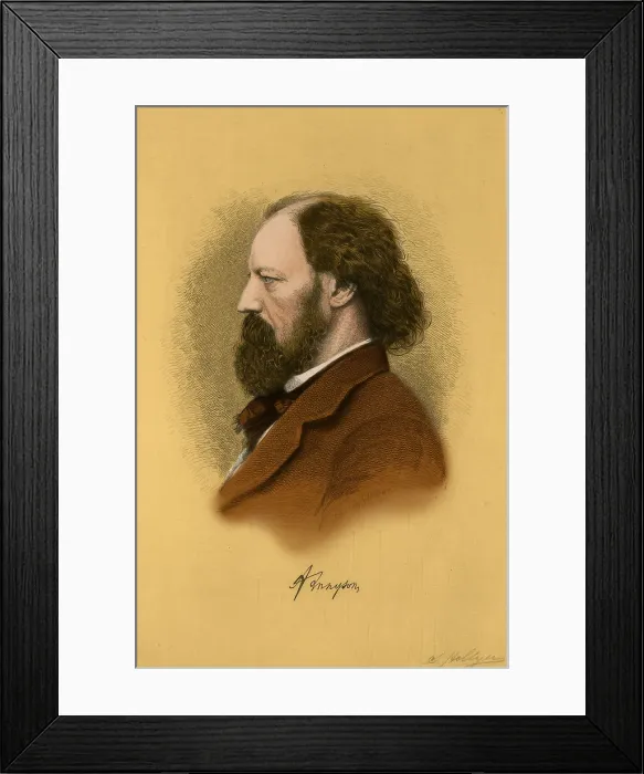 Framed Print : Alfred, Lord Tennyson, English Poet Laureate Framed Print : Alfred, Lord Tennyson, English Poet Laureate