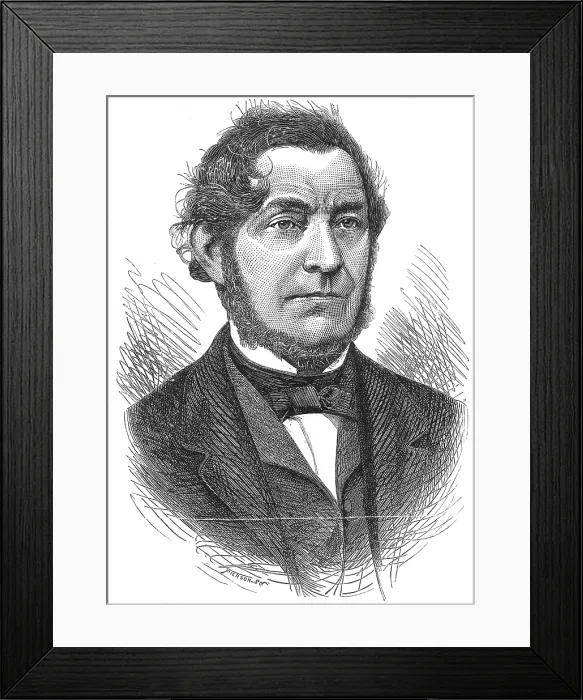 Framed Print : Robert Bunsen, German Chemist Framed Print : Robert Bunsen, German Chemist