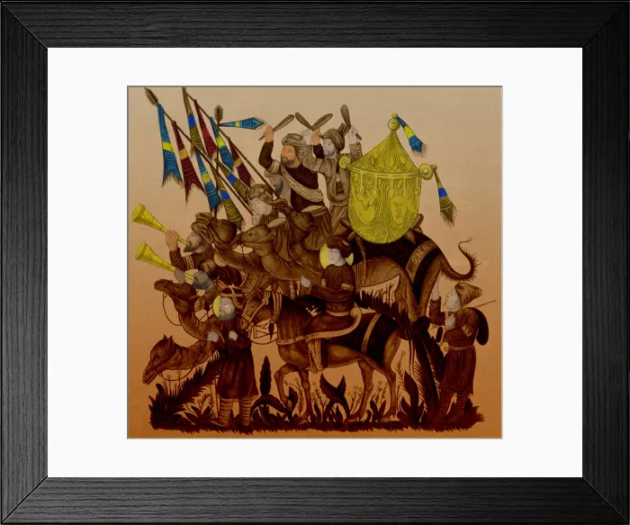 Framed Print : The Crusades, Turkish Muslims Framed Print : The Crusades, Turkish Muslims