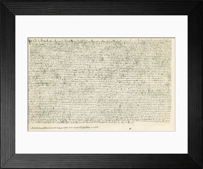 Framed Print : Magna Carta, 1215 Framed Print : Magna Carta, 1215